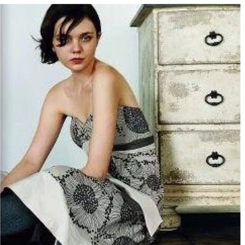 Anthropologie Odille Strapless Dress